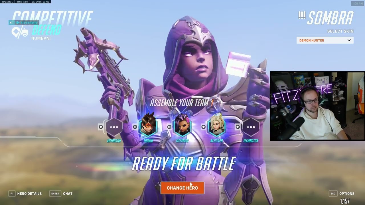 FITZYHERE - SOMBRA WILL ALWAYS BE THE RIGHT PICK [OVERWATCH 2 SEASON 3]