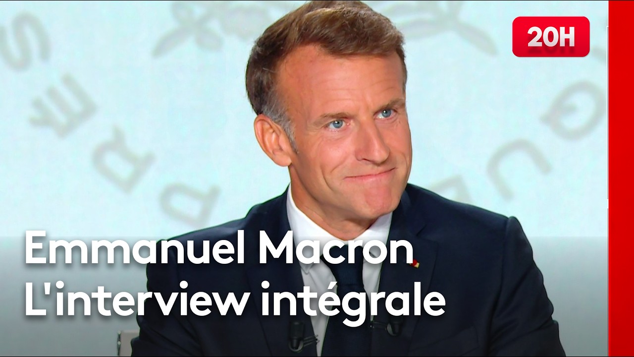 L'interview d&rsquo;Emmanuel Macron au 20h de France 2 (24 septembre 2026)
