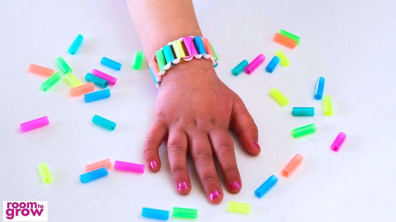Drinking Straw Bracelet