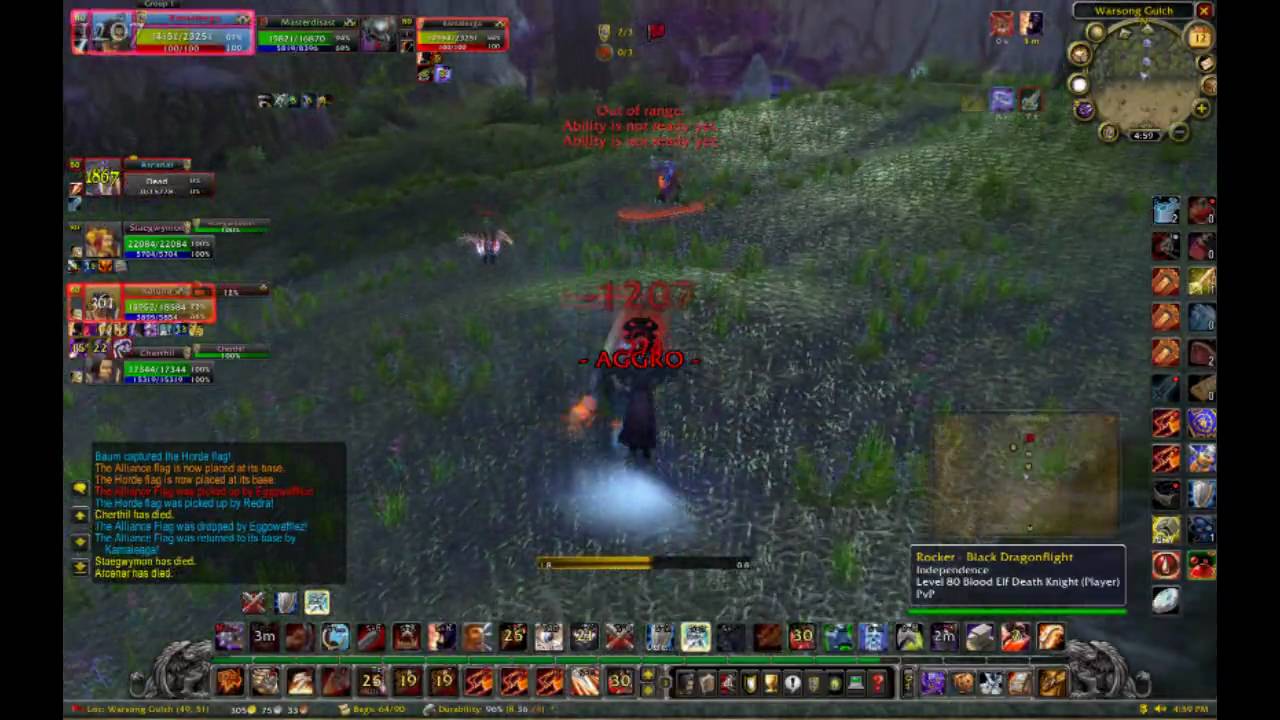 lvl 80 Titans Grip Fury Warrior PvP Kamaleaga of Ysera WoW WotLK