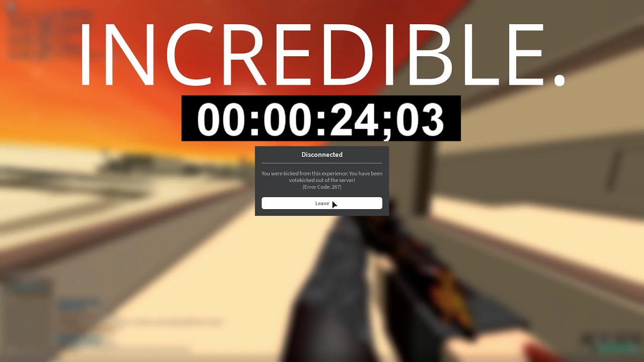 fastest recorded votekick in Phantom Forces? (24 seconds)