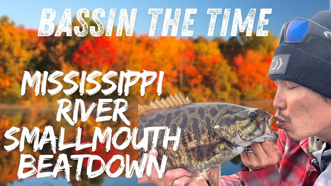 Fall Mississippi River Smallmouth BEATDOWN (Bass Bassin the Time Season 1 Ep 2)