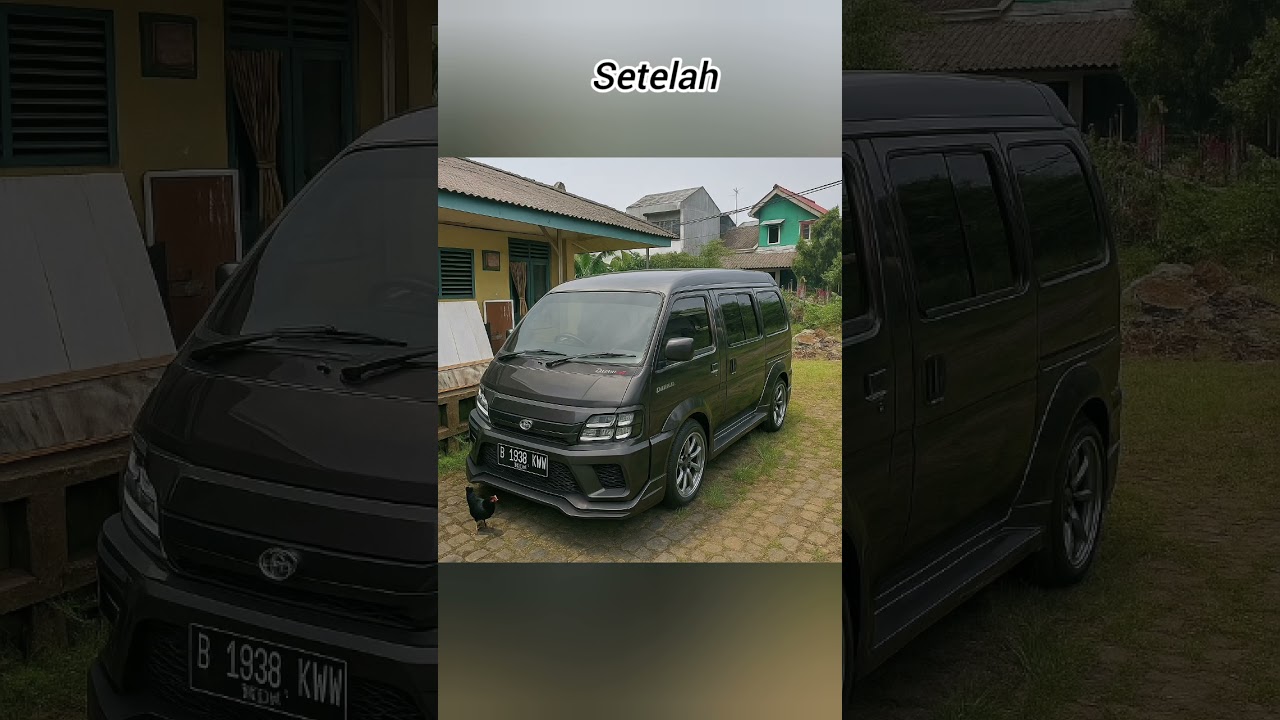 Daihatsu Zebra modif lampu modern