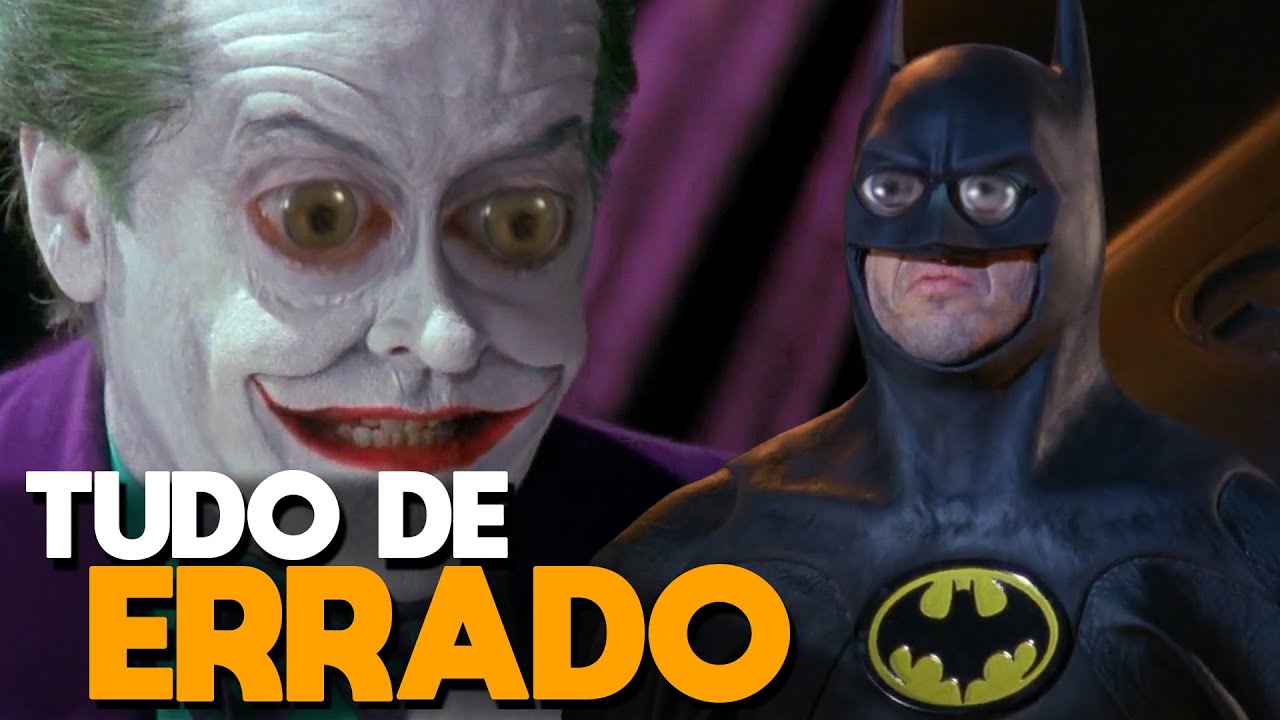 TUDO de ERRADO com BATMAN (1989)
