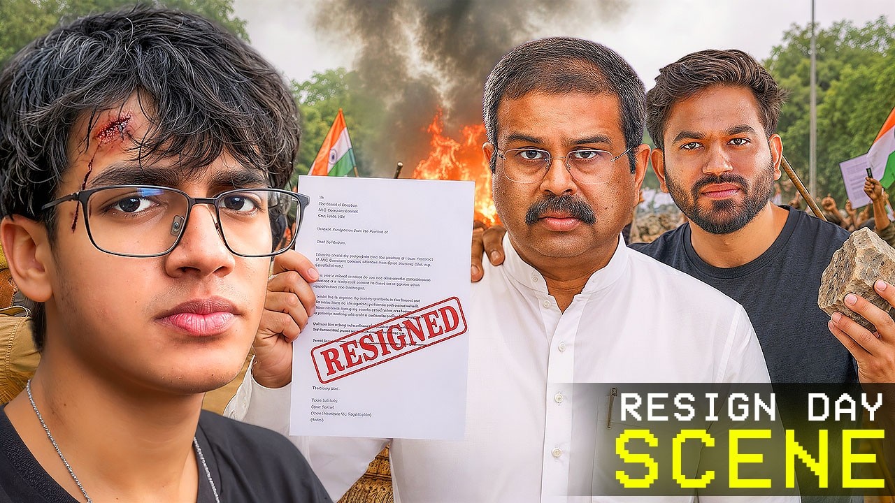 REALITY OF STUDENT PROTEST in Delhi on RESIGN DAY 💀
