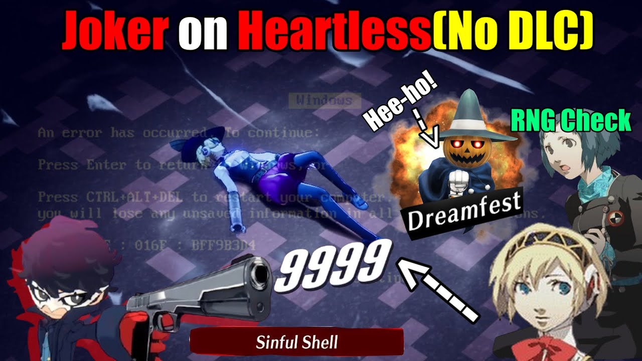 RNG and Fighting Joker With Pyro Jack(Heartless, No HP Grind, No DLC) Persona 3 Reload Episode Aigis