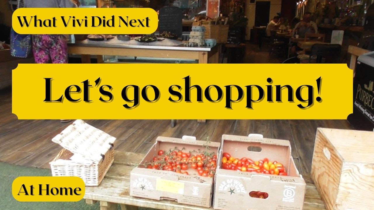In the Kitchen: Let's go shopping!