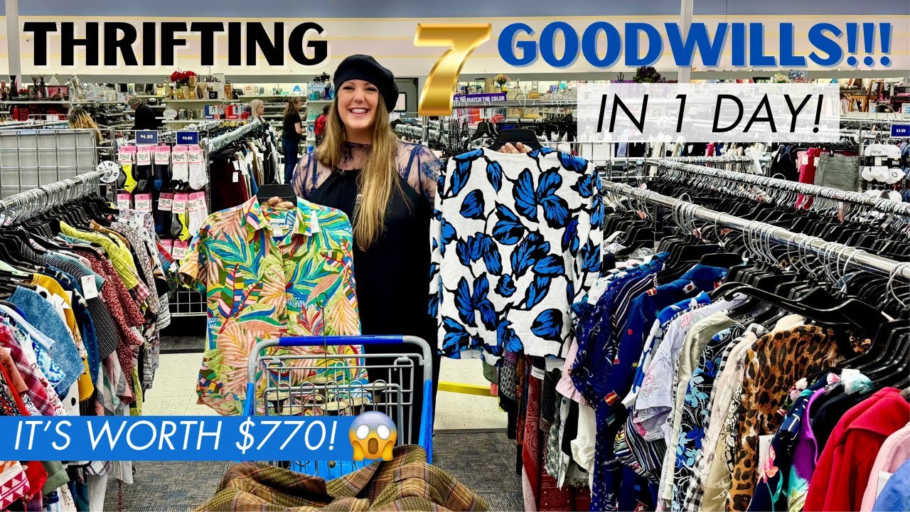 WHOA!!! GOODWILL Didn't Know What They Had!! $$$$ Epic Goodwill Thrift Haul! Thrift 7 GW's With Us!