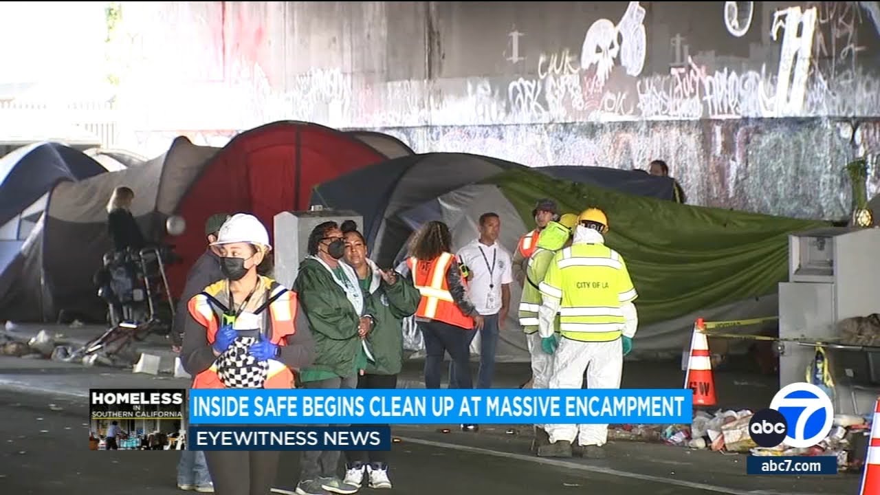 One of LA's most notorious homeless encampments cleared