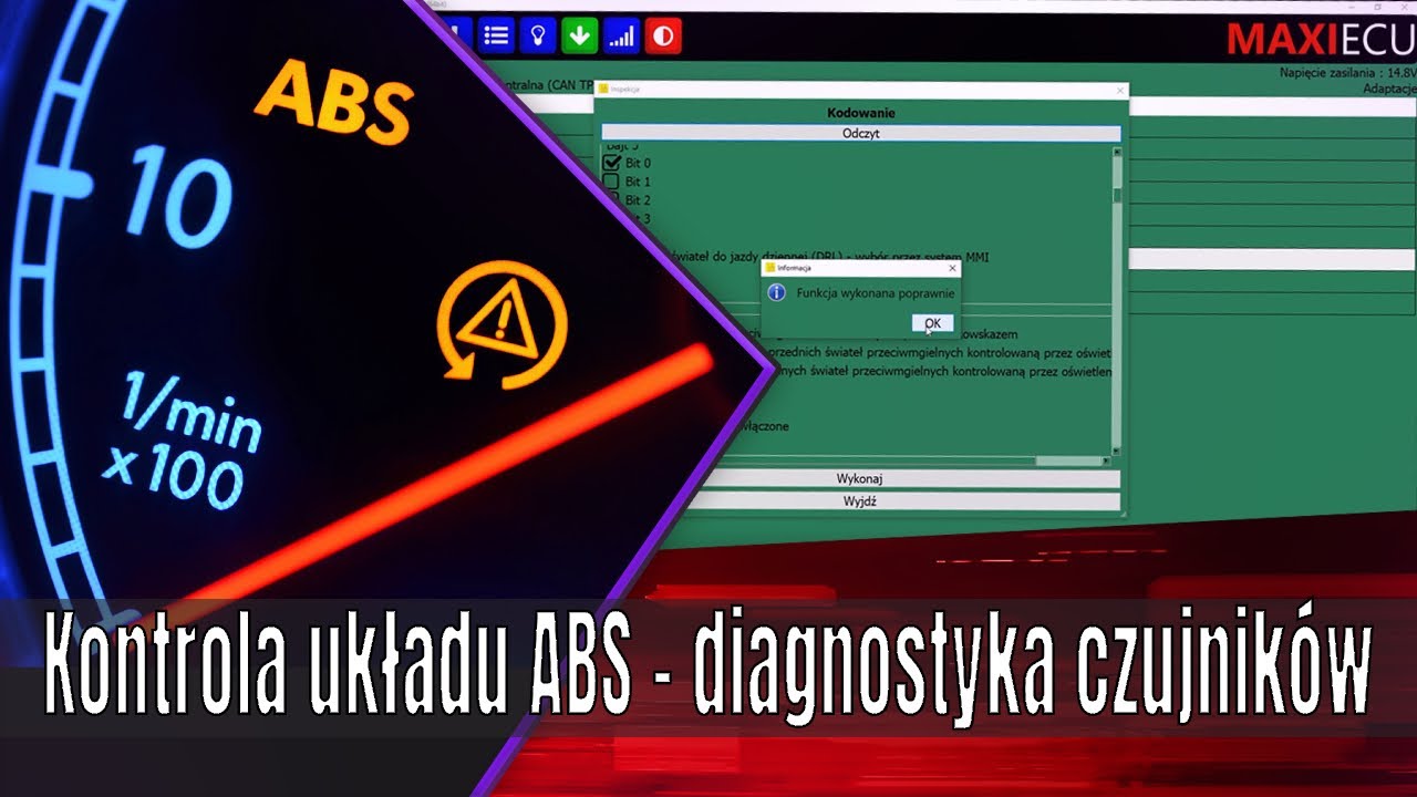 Diagnostyka układu ABS - podstawa diagnozy czujników ABS