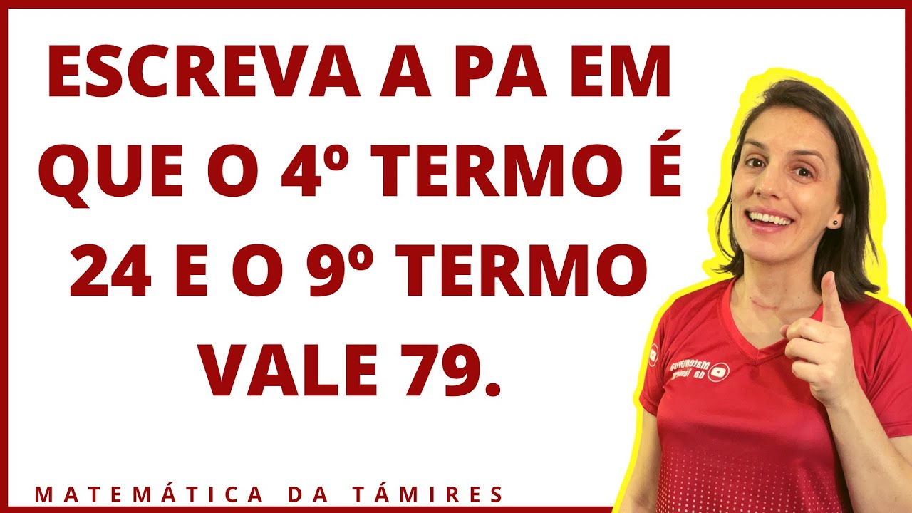 PROGRESSÃO ARITMÉTICA, VEM APRENDER! @matematicadatamires