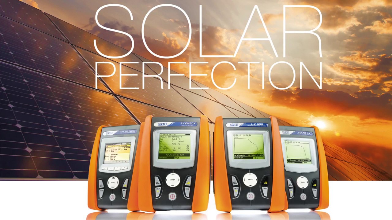 HT Instruments I-V Curve Tracer of Photovoltaic Strings and Modules