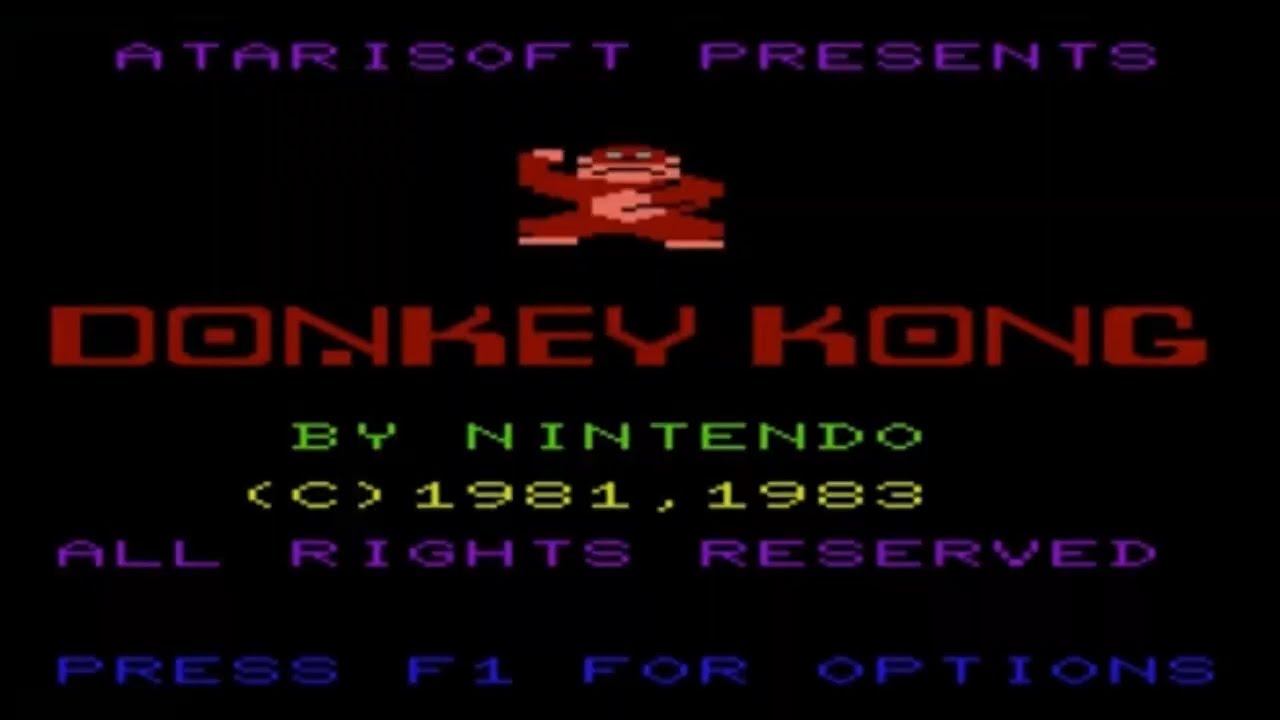 Donkey Kong VIC-20 (1983) Atarisoft Full Walkthrough No Commentary