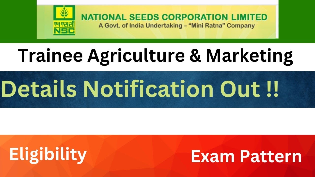 NSCL Agriculture New vacancy 2023 || Course start acc to exam pattern Agri Power 8824081104