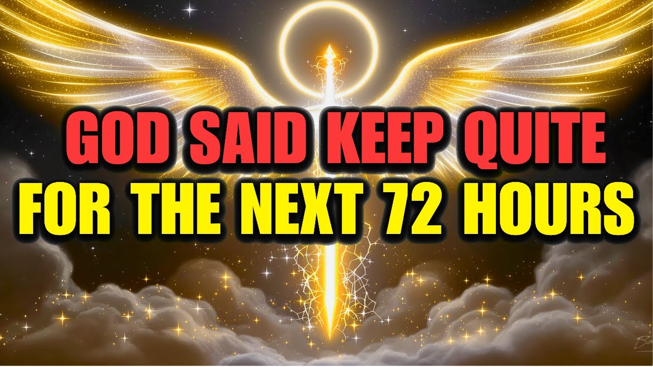 Chosen One, God Said Be Completely Silent For The Next 72 Hours — Heaven’s Instruction 🤫⏳