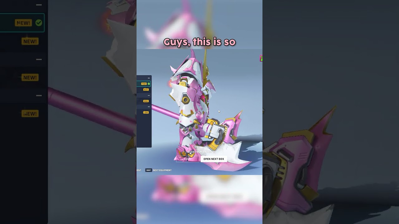 BEST Lootbox opening in Overwatch #overwatch2 #overwatchclips #overwatchfunny #gamergirl #shorts