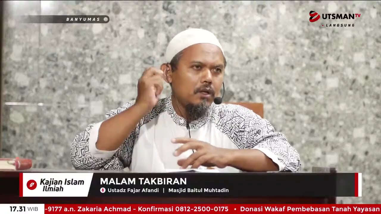 LIVE Malam Takbiran - Ust. Fajar Afandi