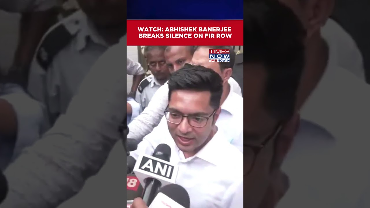 Abhishek Banerjee Issues Defiant Statement Amid FIR Row | TMC Vs BJP | Mamata Banerjee #shorts