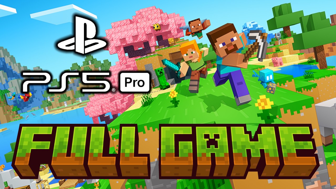 Ultimate Minecraft PS5 Pro Edition: FULL GAME Playthrough! 4K 60fps