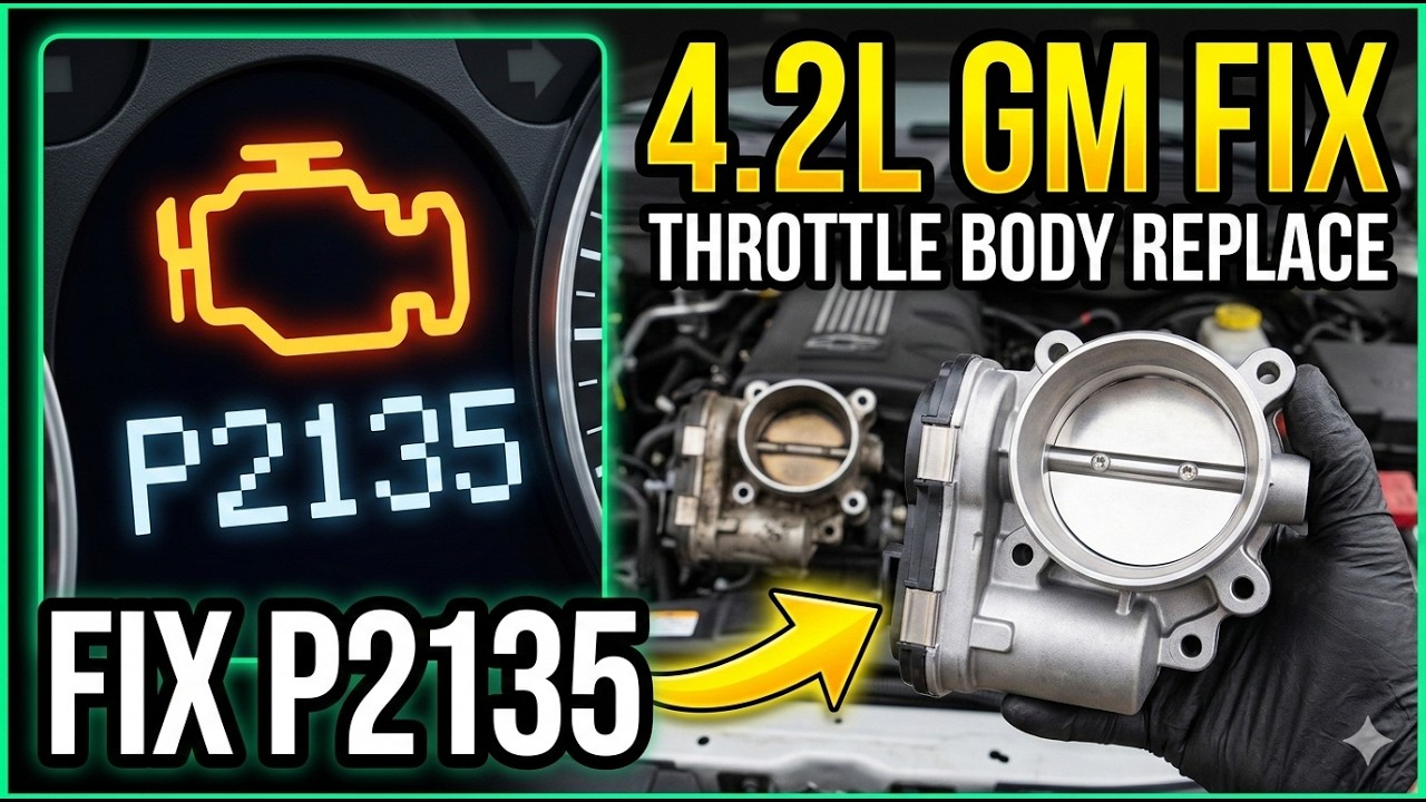P2135 Fix: How to Replace GM Throttle Body (Saab 9-7x, Trailblazer, Envoy)