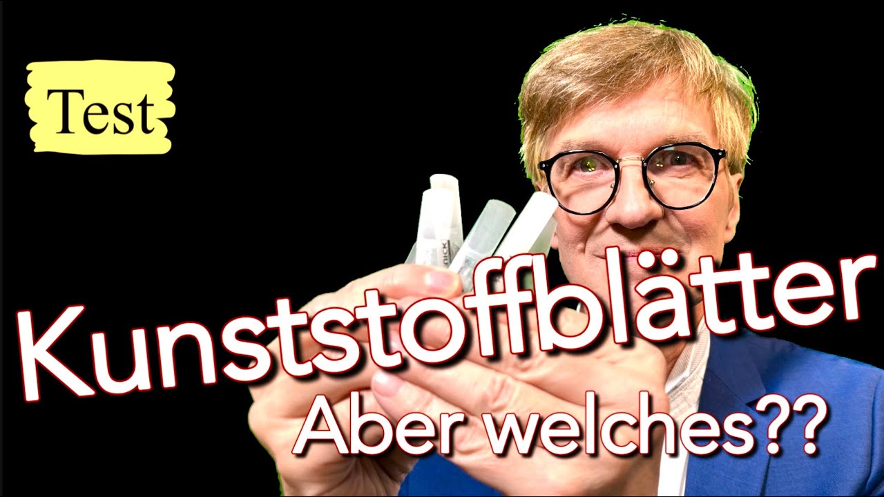 TEST   Vergleich Kunststoffblätter Playnick und Legere