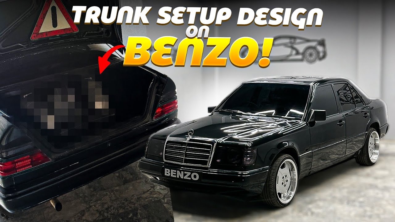 AIR TRUNK SETUP DESIGN ON BENZO 🥰