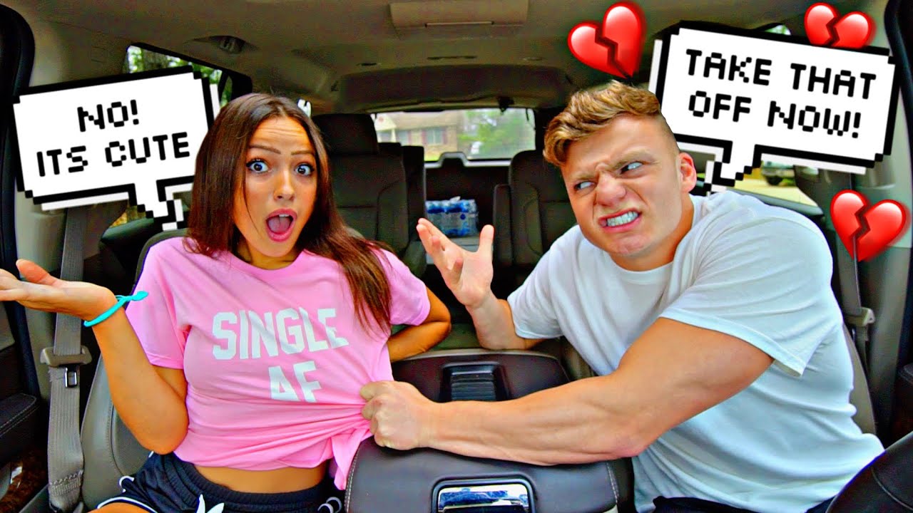 Wearing A “SINGLE AF” T-SHIRT To See How My BOYFRIEND Reacts...