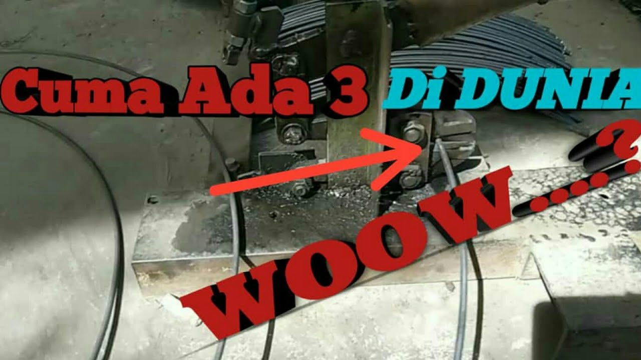 Alat pemotong besi tercapat || cara buat begel /kunjungan di tempat produksi begel/cincin besi slup