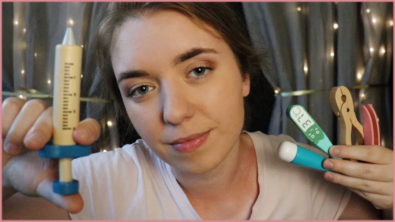 ASMR CZ Příjemné lékařské vyšetření s dřevěnými nástroji
