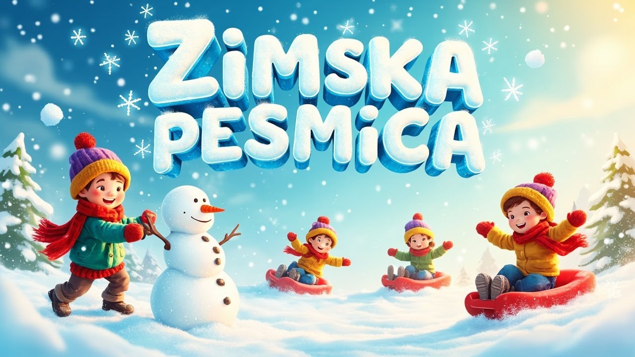 ❄️ Zimska pesmica | Dečije pesme o snegu i radosti | Dečije Čarolije