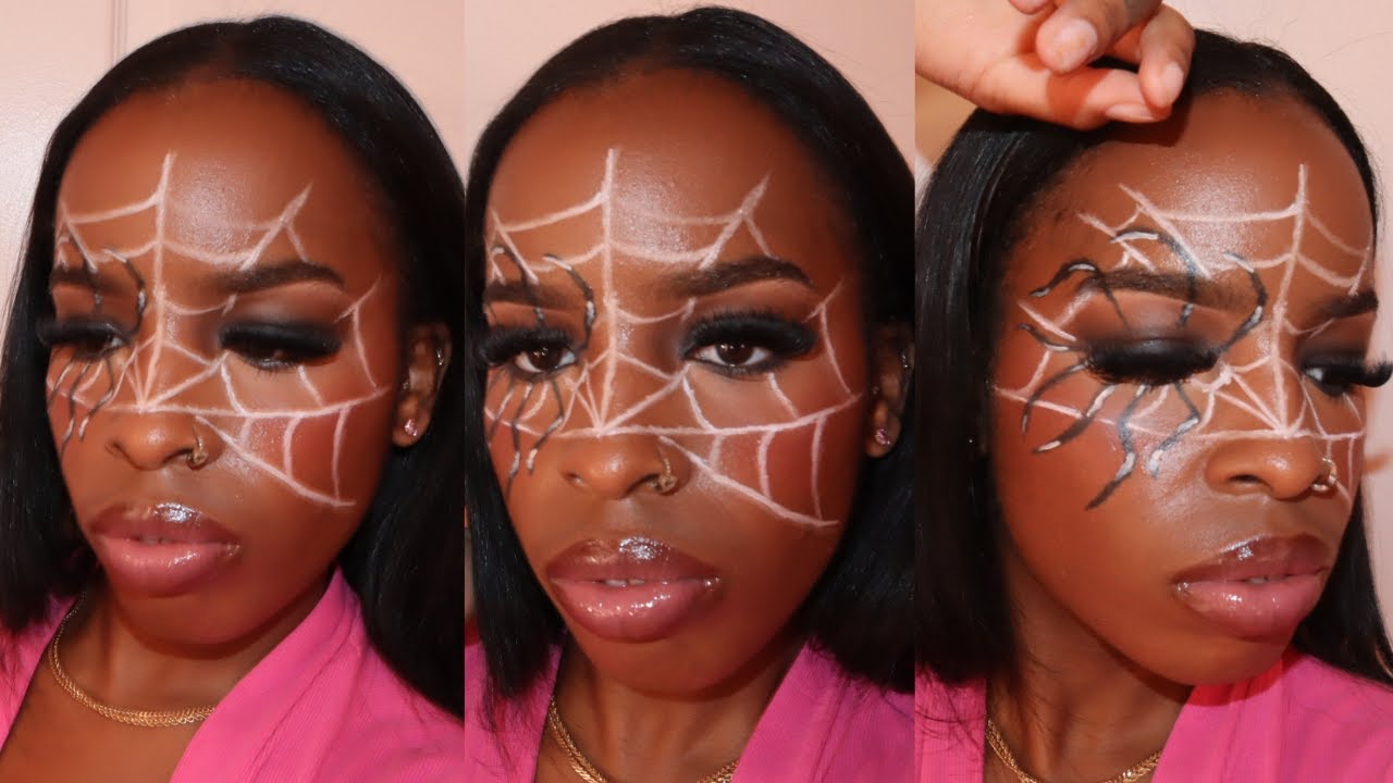 SPIDERWEB MAKEUP LOOK 🕷️🕸️