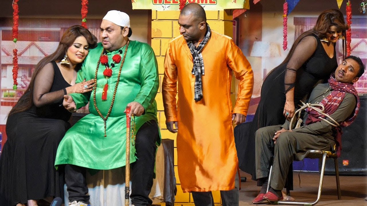 Sobia khan with Rashid kamal  & Falak Shair | New Best Comedy Punjabi Stage Drama Clip 2021