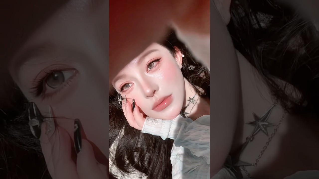 Сияющий базовый макияж ✧˖&deg;🧡☼⋆｡˚🍊⊹₊ #макияж #урокимакияжа #красота