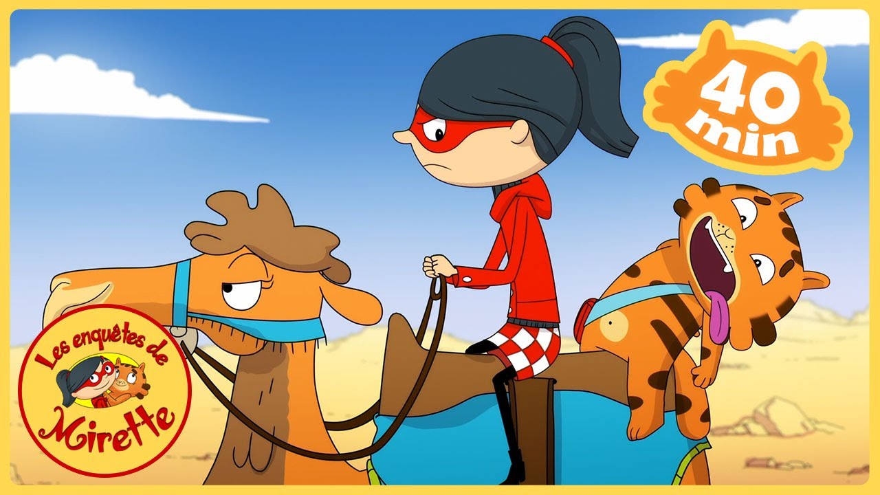 Mirette et Jean-Pat en Egypt | COMPILATION |  Les enquêtes de Mirette |Dessins animés pour enfants