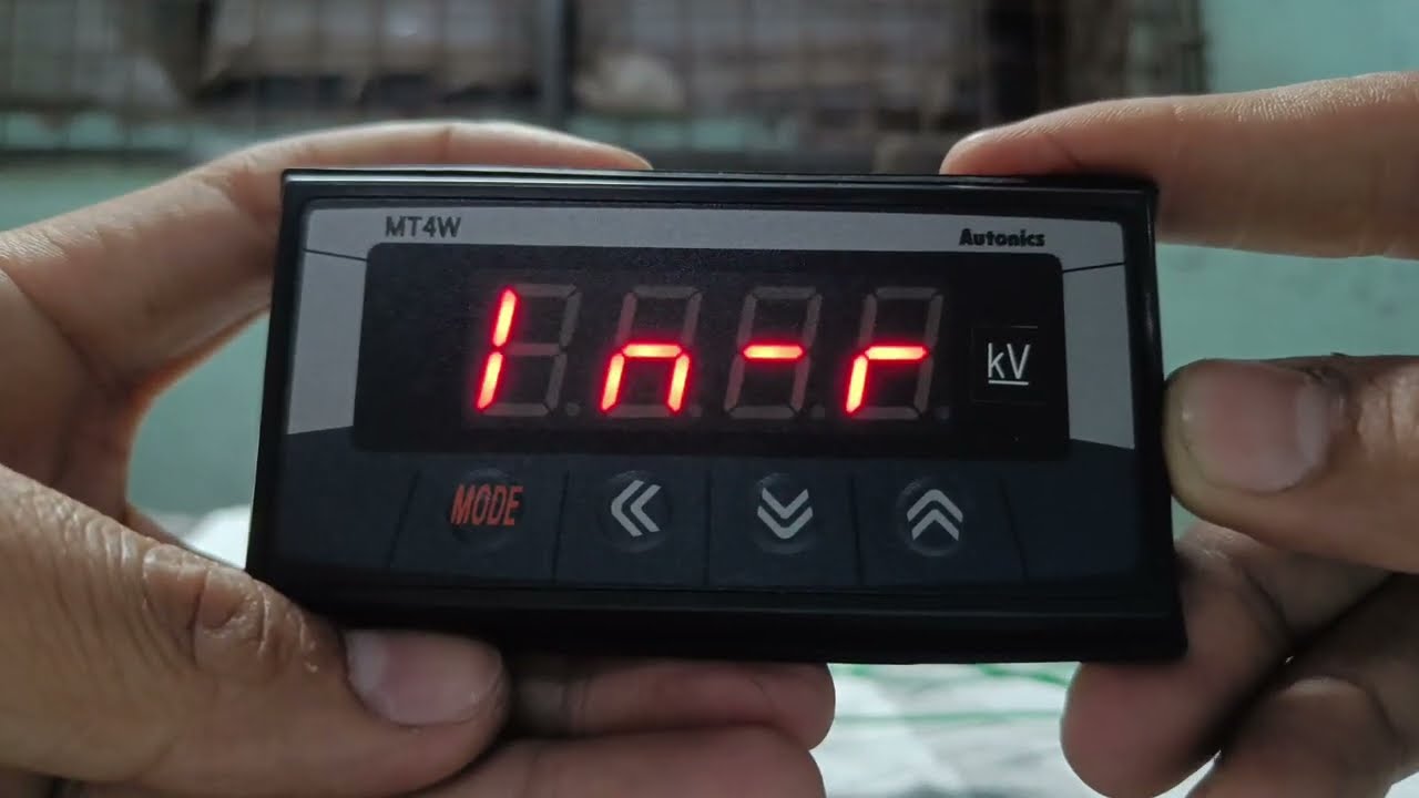 Autonics MT4W meter setting full detail with dimmer #youtube