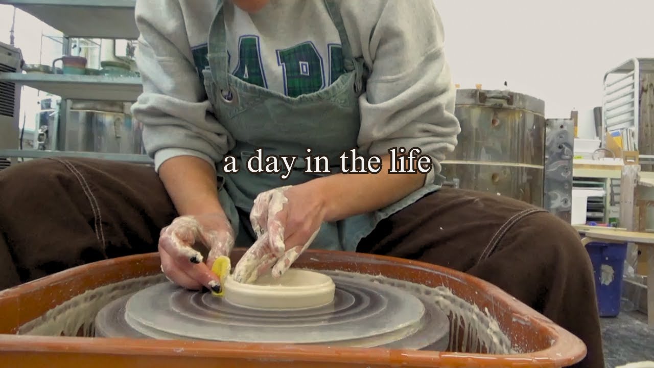 what to do on a rainy spring day|| farmer's market, pottery throwing, day in my life vlog