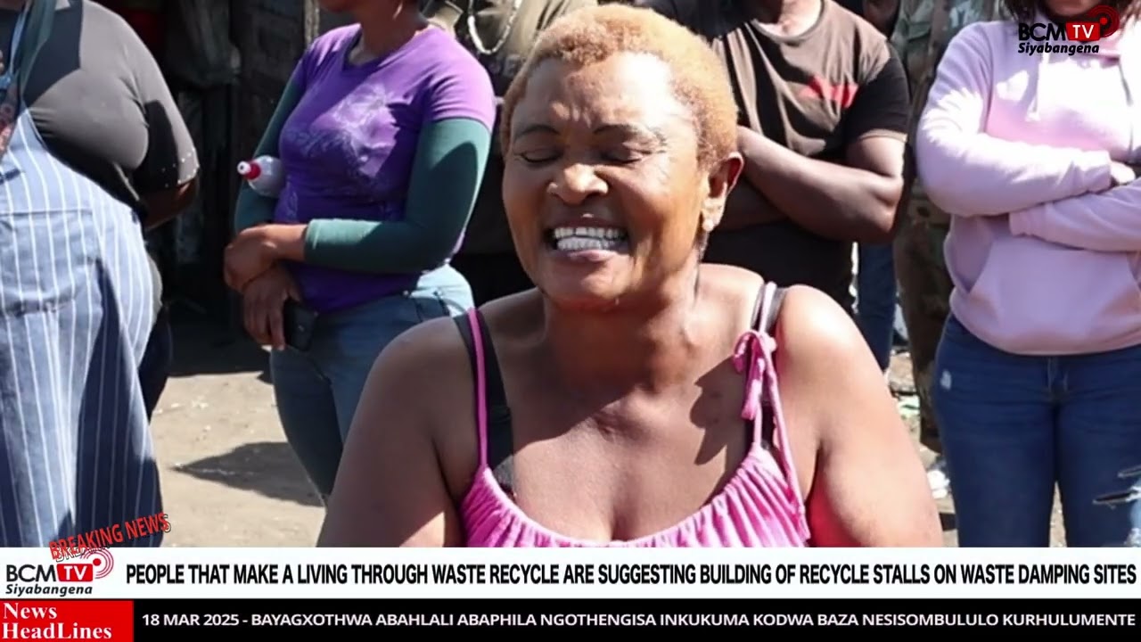 BCMTV : DAMPING SITE DWELLERS ARE SUGGESTING STALLS TO BE BUILT ON SITE FOR RECYCLING