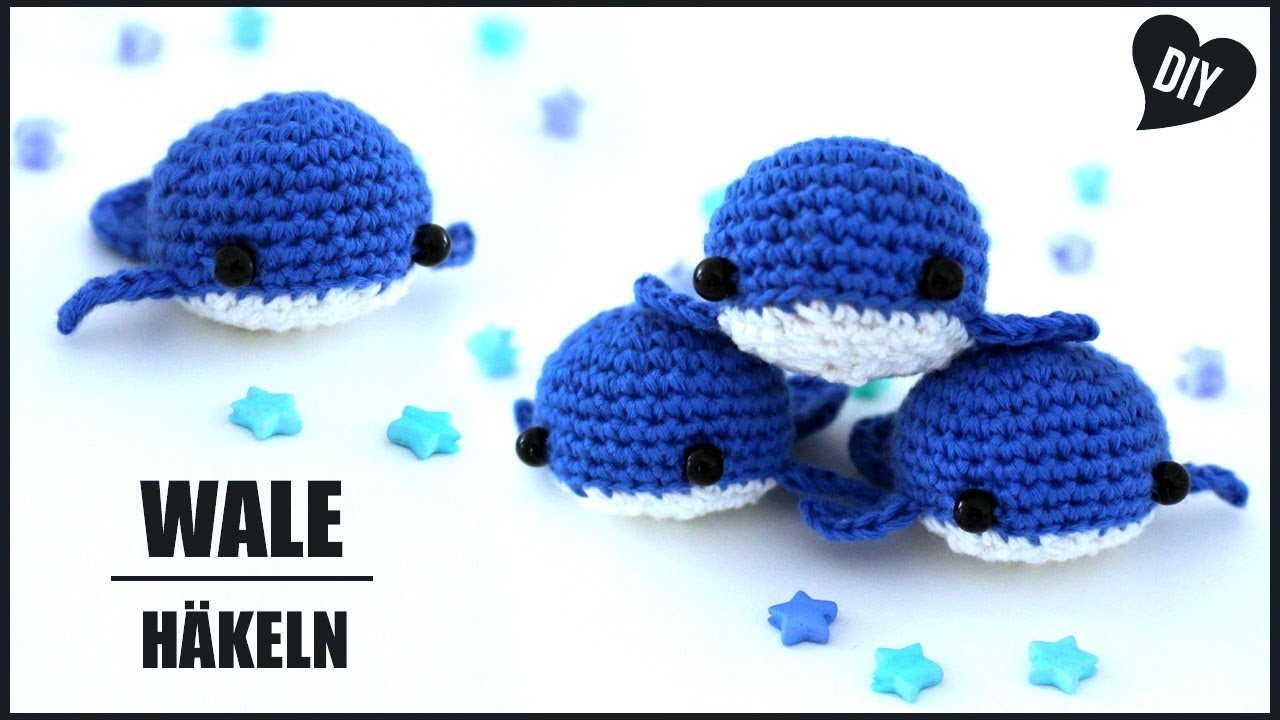 Wal häkeln  | Tiere Häkelanleitung -  Amigurumi DIY by Pfirsichteufel