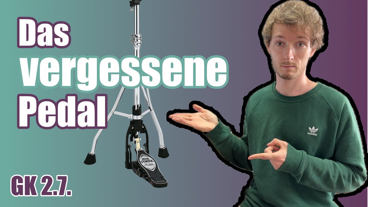 HiHat Pedal erklärt + Lösungen für 2 häufige Probleme (Grundlagenkurs 2. 7.)