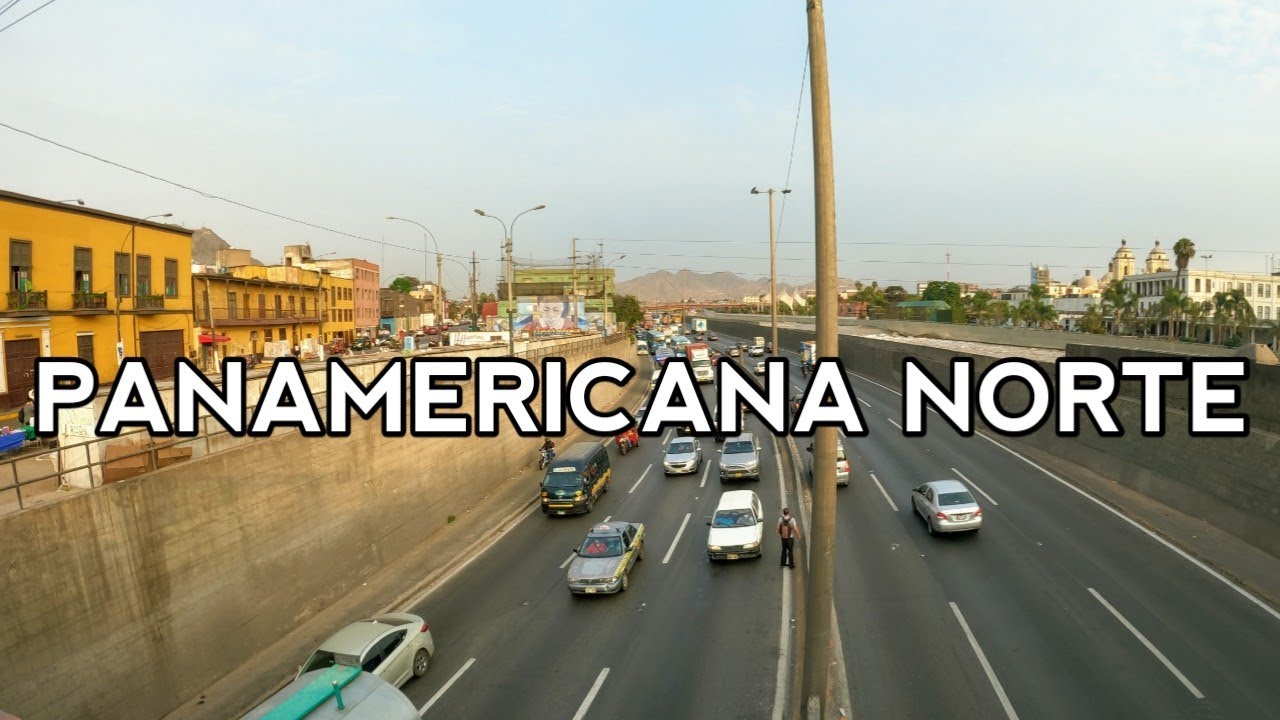 LIMA PERÚ:DESDE LOS OLIVOS HASTA CENTRO DE LIMA EL RECORRIDO DURA 13 MINUTOS POR PANAMERICANA NORTE