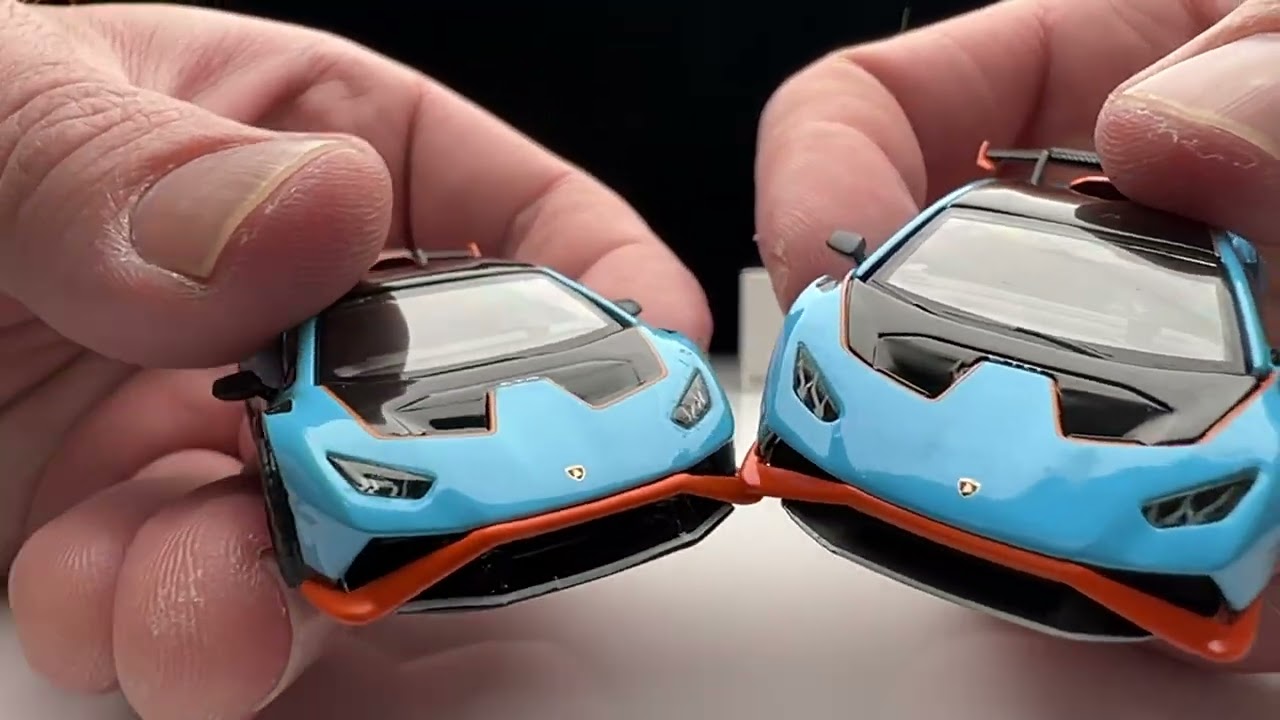 Pop Race Aston Martin & Lambo Compared to Hot Wheels & Mini GT &ndash; Who Wins?