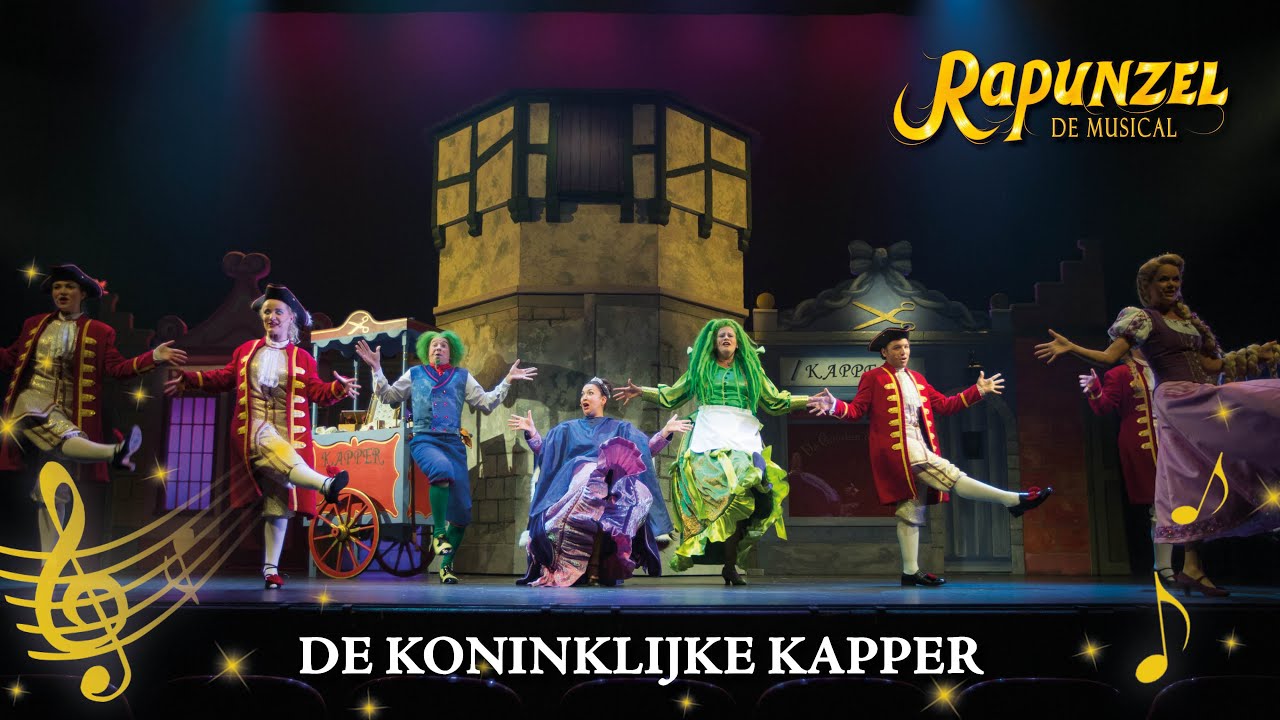 'De Koninklijke Kapper' uit Rapunzel De Musical