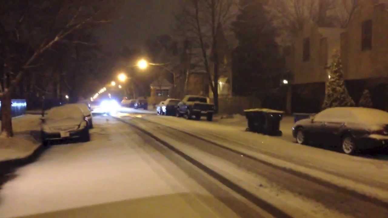 Snow In Chicago On Christmas Day YouTube Video