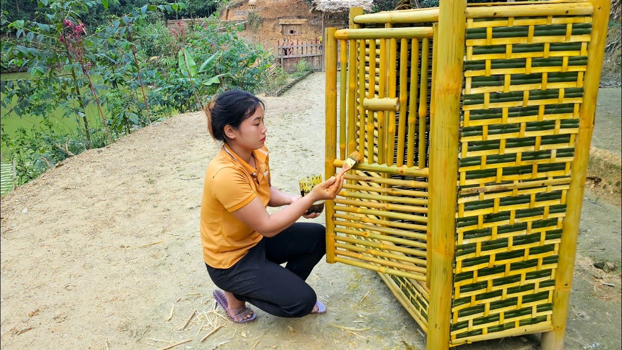 How to design a Bamboo Cabinet for personal belongings - Design, Creativity | Daily life