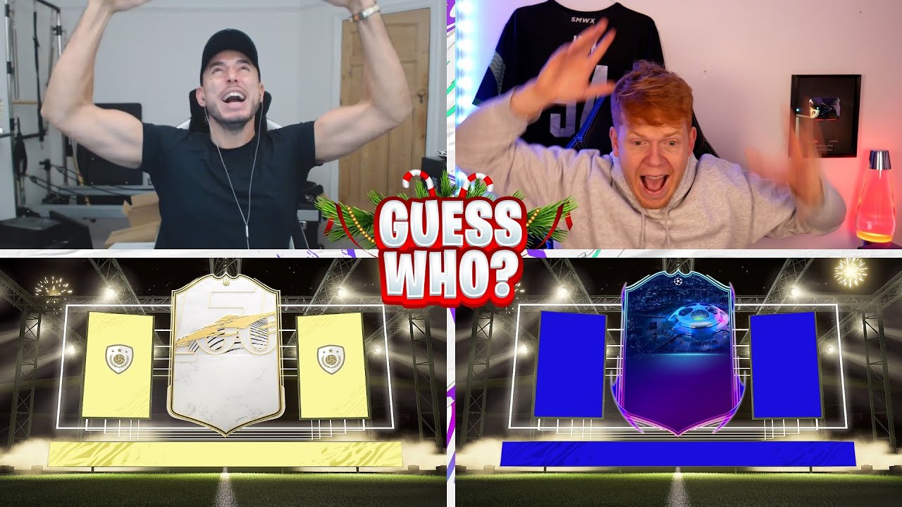 WE PACKED AN ICON WORTH 2,500,000+ COINS!!! CHRISTMAS GUESS WHO FIFA vs Jack54!!! (FIFA 21)