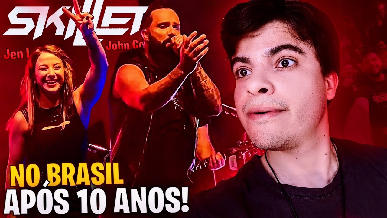 SHOW DA BANDA SKILLET NO BRASIL EM 2025!