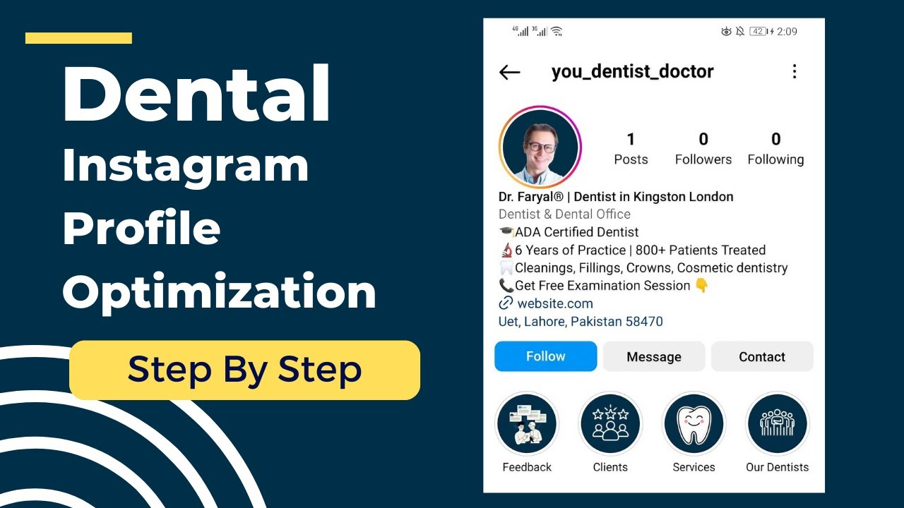 How To Optimize Dental Instagram Profile | Instagram Account Optimization