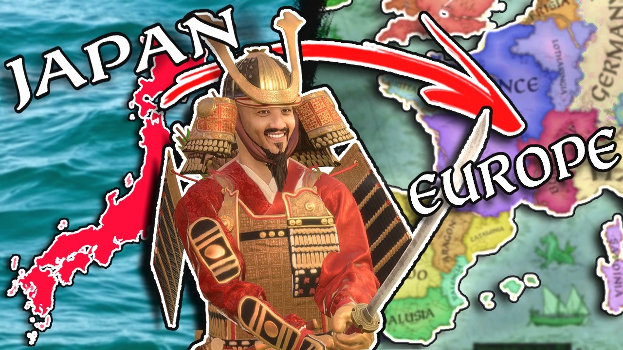 I CONQUERED EUROPE as a SAMURAI in Crusader Kings 3