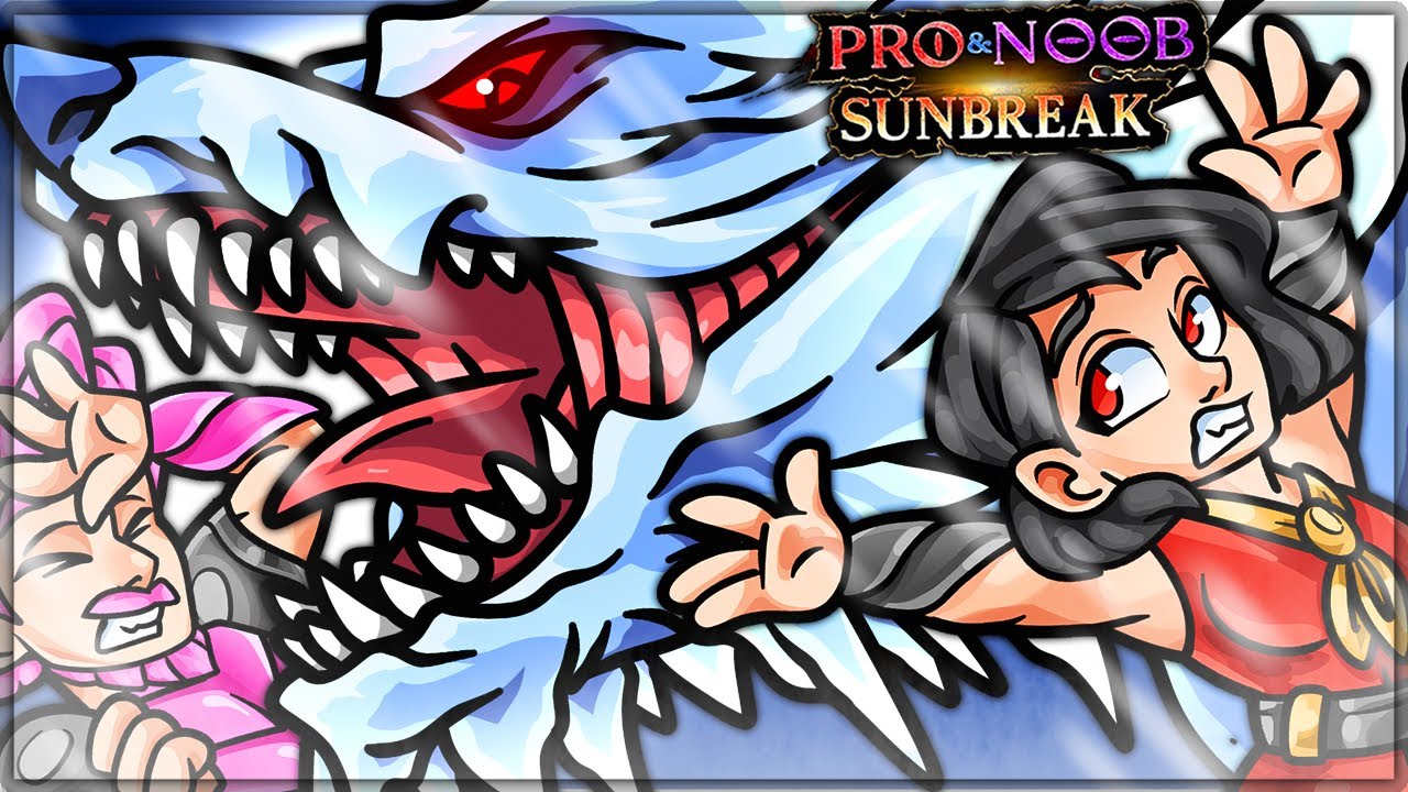 INFINITE HEALTH WOLF - Special Investigation - Pro and Noob VS Monster Hunter Rise Sunbreak!