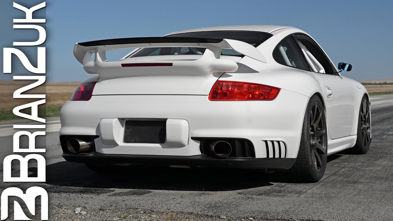 1000HP Porsche 997 GT2 on a Runway